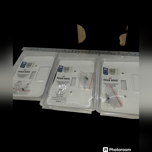 Set of Three Ford Metal Light Switch Covers NWT - Picture 2 of 6